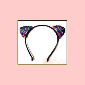 New Sequin Minnie Mouse Ears Headband